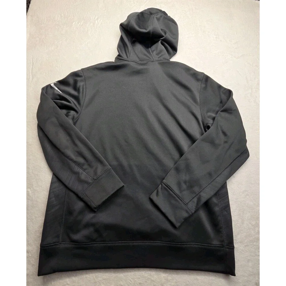 Carolina Panthers Hoodie Men  Large Gray NFL Football Nike Therma Fit